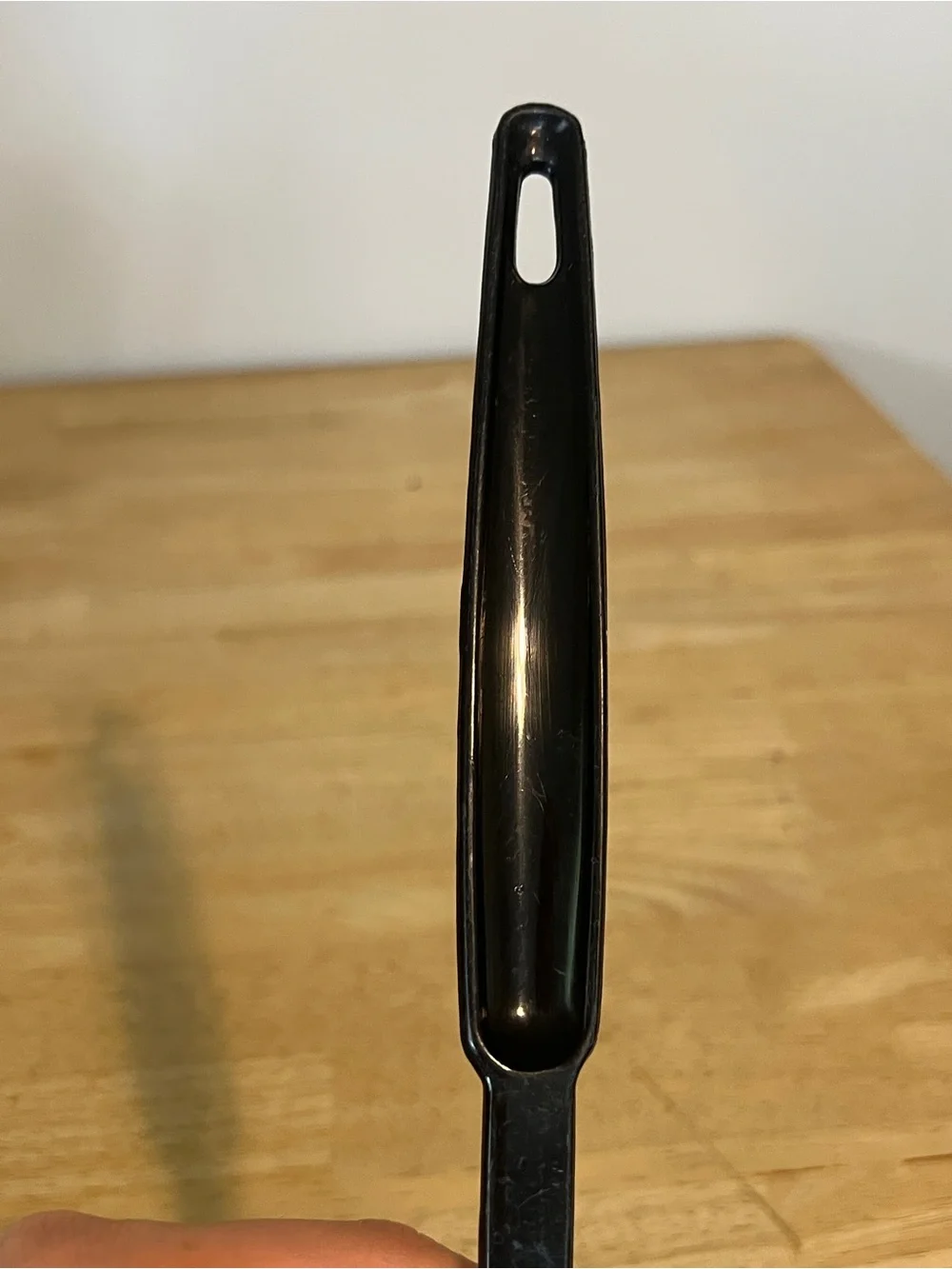Vintage Ekco Nylon Ladle Soup Black Double Pour Spout Plastic Dishwasher Safe